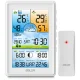 Baldr BD-906 bezvadu meteoroloģiskā stacija ar krāsu displeju, balta