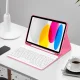 Tech-Protect SC Pen maciņš ar tastatūru iPad 10.9 (2022) / 11 (2025), rozā
