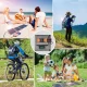 Choetech Pārnēsājams Saules Panelis Lādētājs Uzlādes Ierīce Ceļošanai 14W USB 5V / 2.4A, Pelēka | Foldable...
