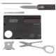 Victorinox SwissCard Lite daudzfunkcionāla karte, Black Transparent