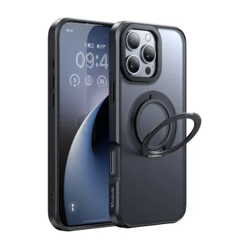 Чехол Mcdodo PC-4932 MagSafe для iPhone 16 Pro с подставкой, черный