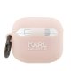 Karl Lagerfeld AirPods 3 Cover Silicone Karl\'s Head 3D Pink