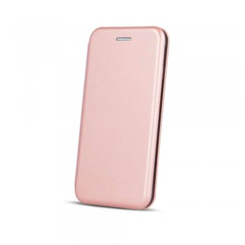 Apple iPhone 12 / 12 Pro 6.1" Smart Diva Leather Case Cover Stand, Rose Gold | Telefona Vāciņš Maciņš Apvalks Grāmatiņa