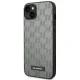 Karl Lagerfeld Saffiano Mono Metal Logo Case for iPhone 14, Gray