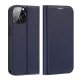 Dux Ducis Skin X2 Case for iPhone 14 Pro Max, Magnetic Flip Wallet, Blue