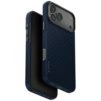 Uniq Keva EDGE Magclick Charging vāciņš iPhone 17 Pro Max, Zils