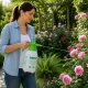 Manuālais spiediena smidzinātājs augiem, 3 l, balts