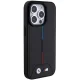 BMW Quilted Tricolor MagSafe Case for iPhone 15 Pro Max Black