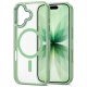 Tech-Protect MagMat MagSafe vāciņš iPhone 17 - caurspīdīgi zaļš | Phone Case Cover