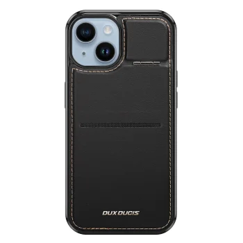 Чехол-кошелек Dux Ducis Rafi Mag для iPhone 14 Plus с подставкой и RFID, черный