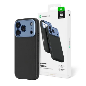 Чехол AmazingThing Glamour AllSkin для iPhone 18 Pro Max с защитой камеры и MagSafe, синий