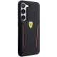 Ferrari Samsung Galaxy S23+ Case Carbon Contrast Edges Black
