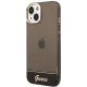 Guess Translucent Case for iPhone 14 Plus 6.7\" Black