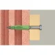 Универсальный дюбель Fischer UX Green 10x60 R с бортиком, 40 шт.