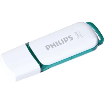 USB флеш-накопитель Philips Snow Edition 256 ГБ USB 3.0, белый/зеленый