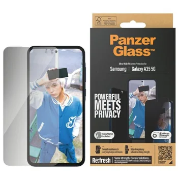 Закаленное стекло PanzerGlass Ultra-Wide Fit Privacy с позиционером для Samsung Galaxy...