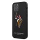 Apple iPhone 12 / 12 Pro Max 6.1\" US Polo Embroidery Collection Case Cover (USHCP12MPUGFLBK), Black