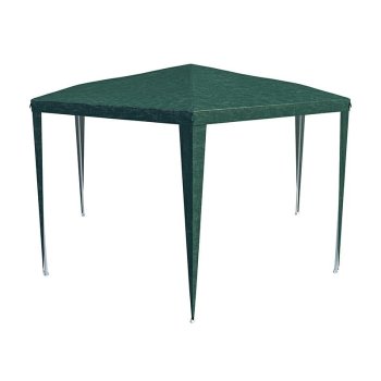 Hexagonal Gazebo Canopy Replacement Cover PE 100g, green