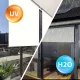 Вертикальная маркиза рулонная штора для балкона MultiGarden, бежевая