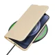 Чехол-книжка Dux Ducis Skin Pro для iPhone 13 mini, золотистый