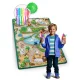 Ricokids RK-344 putu paklājiņš krāsošanai, sarullējams, 120 x 90 x 0,3 cm
