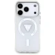 Guess IML Gradient Triangle Logo MagSafe Case for iPhone 17 Pro, Transparent