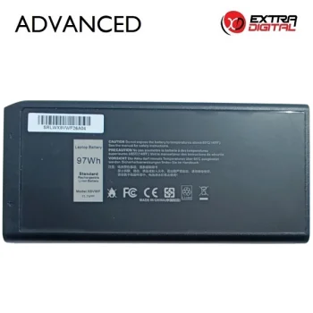 Аккумулятор для ноутбука Dell X8VWF, Extra Digital Advanced, 97Wh, 11.1V