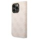 Guess iPhone 14 Pro Bookcase 4G Vintage Gold Logo Pink