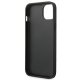 Ferrari iPhone 14 Plus vāciņš Leather Stamp Sides, melns
