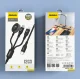 Dudao A12Max+ 3in1 lādēšanas kabelis USB-C / Lightning / Apple Watch 1.2m, PD 100W