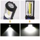 Servisa Darba Garāžas COB LED Lampa Lukturis ar Magnētu un Āķi, 3in1 | Workshop Flashlight Lamp with Magnet