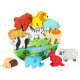 Wooden Balancing Animal Game Safari Montessori