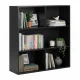 Стеллаж напольный ModernHome 3 яруса, 80x24x87 см, черный