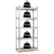 ModernHome noliktavas plaukts 180x90x40 cm, cinkots tērauds, 5 plaukti, 875 kg