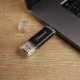 USB-флешка Intenso Twist 128GB USB 3.2 USB-C и USB-A, антрацит