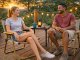 Folding Camping Chair for Patio and Balcony Sturdy, Beige