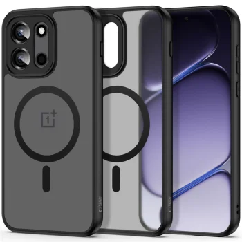 Tech-Protect Magmat MagSafe vāciņš OnePlus Nord 6 tālrunim, Matte Black