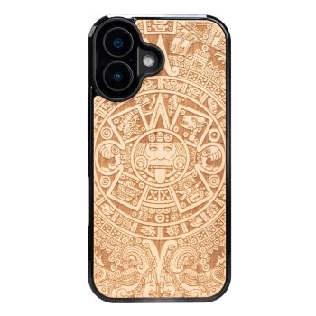 Bewood Wooden Case for iPhone 16 AZTEC CALENDAR ANIEGRE