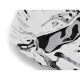 Блюдо для закусок Alessi Pepa LC14, 32.2 см, 4 секции, серебристое