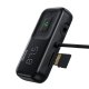 Bezvadu Bluetooth FM raidītājs ar lādētāju Baseus S-16 (Overseas edition) - melns
