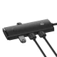 Baseus Lite Series USB Type-C HUB адаптер – 4x USB 3.0, 1 м, чёрный (WKQX030401)