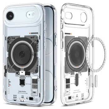 Чехол Spigen Ultra Hybrid Mag для iPhone 17 / 17 Air, прозрачный
