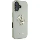 Чехол Guess Grained Big 4G Logo Small Classic Logo для iPhone 16, зеленый