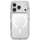 Uniq Combat Magclick Charging vāciņš iPhone 18 Pro / 17 Pro, balts