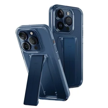 Uniq telefona vāciņš Heldro Mount ar statīvu iPhone 15 Pro Max 6,7\" zils/ultamarīna tumši zils | case with Stand...