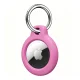 Чехол-брелок для Apple AirTag 1/2 Tech-Protect Rough, розовый