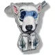 Nimmy Cool&Cute 2.0 Dog magnētiskais piekariņš un statīvs, pelēks