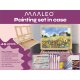 Maaleo 23863 Art Set in Wooden Case with Easel, 45 Pcs