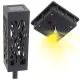 Ikonka KX4972 dārza solārā LED lampa ar caurumotu rakstu, 4 gab.