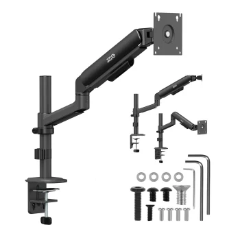 Ergo Office ER-691 B monitora turētājs ar gāzes atsperi, 17"-32", 1-10kg, melns